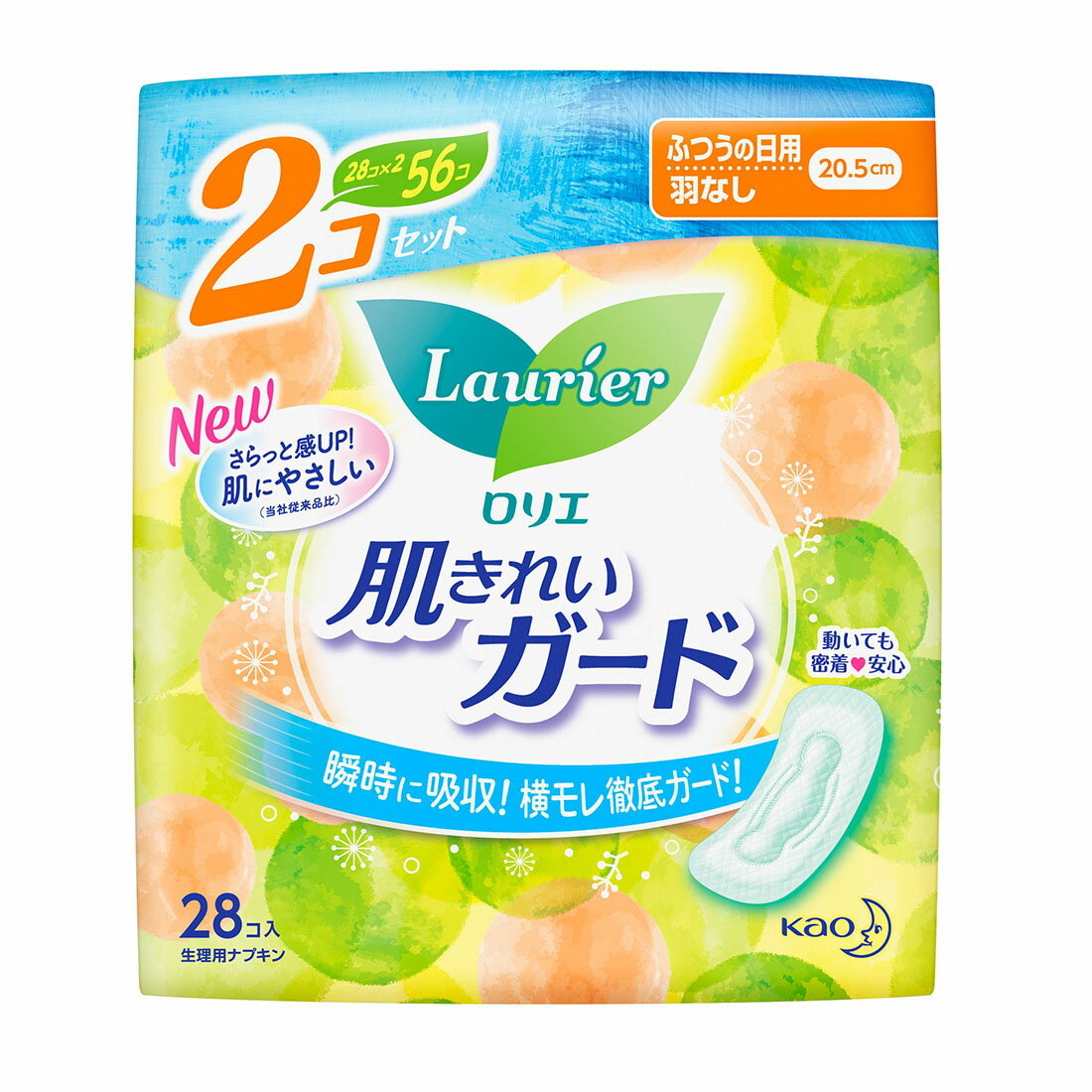 [HCM]BĂNG VỆ SINH LAURIER NỘI ĐỊA NHẬT (KHÔNG CÁNH - GÓI 28 MIẾNG - DÀI 20.5CM)