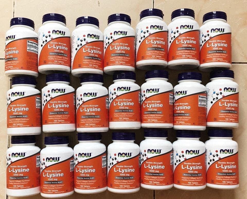 Bill mỹ - viên uống now l-lysine