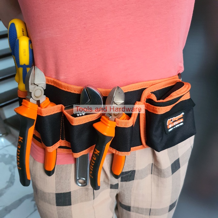 [Ảnh thật] [Chính hãng] Dây đai đeo thắt lưng đựng đồ nghề sửa chữa hãng Kapusi Nhật Bản, Bảo hành 12 tháng, Đai đeo hông đựng dụng cụ sửa chữa, Túi đeo thắt lưng đựng đồ nghề