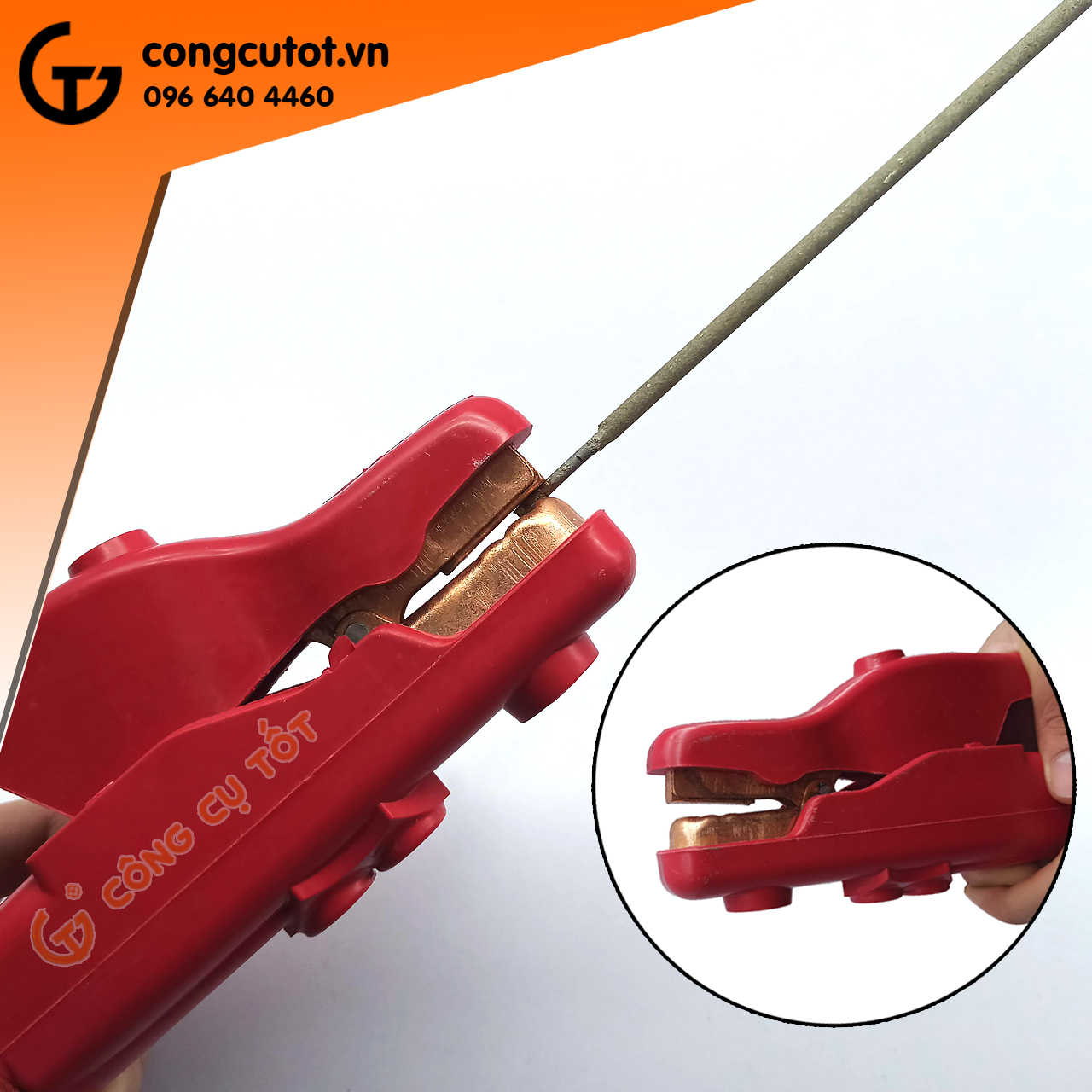 Kìm hàn - kẹp que hàn 600a ls800303 , 800a ls800304 cán gỗ ls