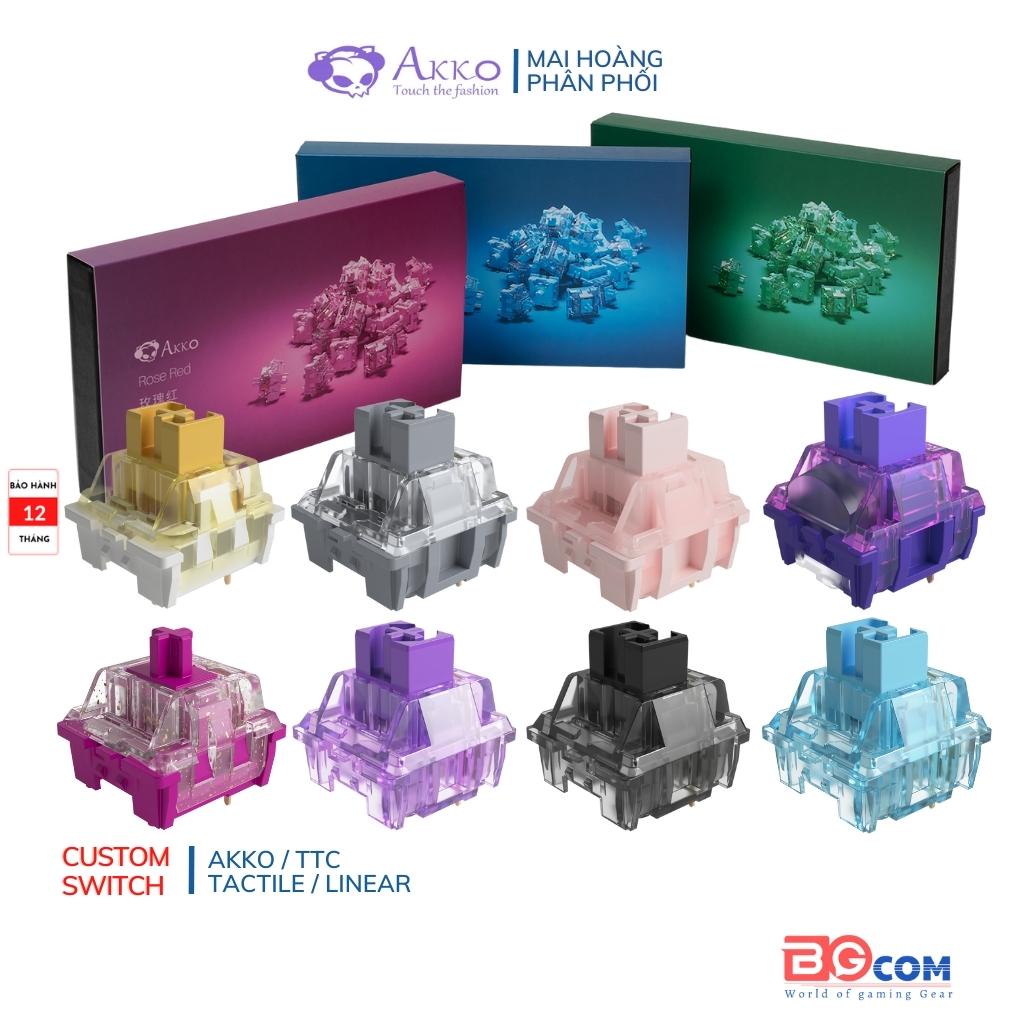 Bán lẻ switch thay nóng cho bàn phím cơ akko cs switch| jelly switch & ttc switch - hàng mới 100%