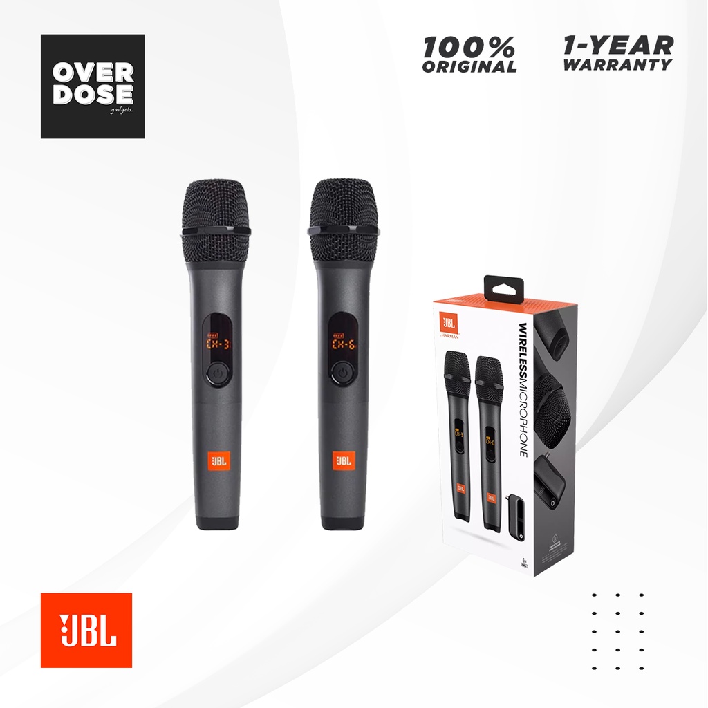 Micro JBL Wireless Chính Hãng - Phù Hợp Đa Dạng Các Thiết Bị Như Loa Bluetooth, Amply, Mixer, Dàn Âm Thanh, Bắt Âm Cực Chuẩn, Chống Hú Rít, Hỗ Trợ Giọng Hát Tối Đa, Bảo Hành Chính Hãng 12 Tháng
