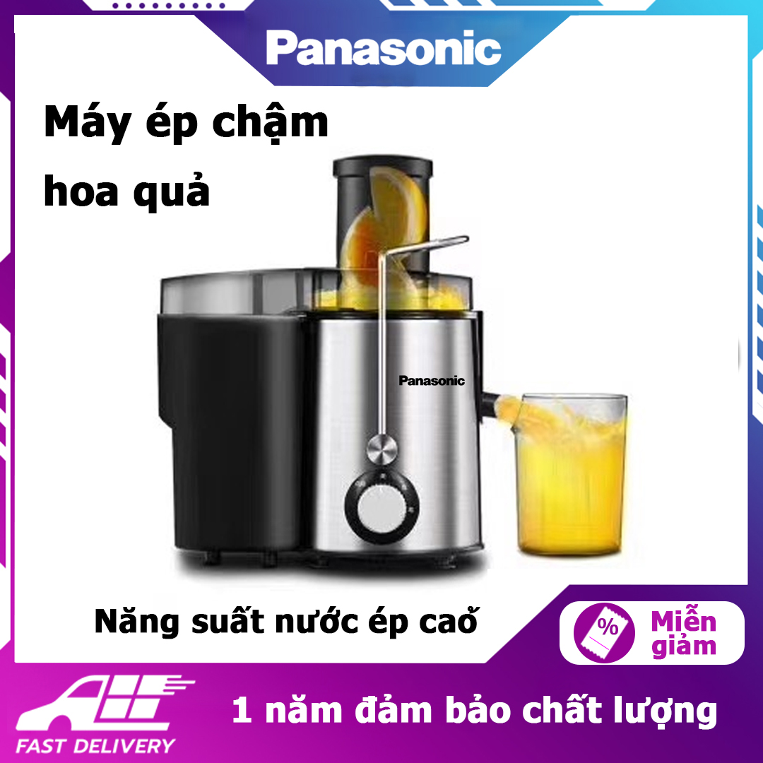 Máy ép chậm hoa quả Panasonic - Máy Ép Trái Cây Giữ 98% Lượng Nước - máy ép trái cây đa năng - máy ép chậm trái cây - ép rau củ hoa quả - dàng tháo lắp vệ sinh - Thiết kế máy nhỏ gọn, phù hợp cho góc bếp xinh xắn
