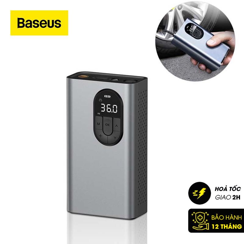 Máy bơm lốp xe hơi LV852 Baseus Energy Source Inflator Wireless Intelligent Air Pump (Pin sạc 2400mAh, theo dõi áp suất, 5-150 psi )