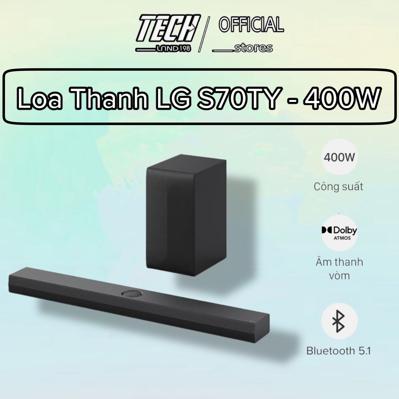 Loa thanh soundbar lg s70ty 400w hàng chính hãng bảo hành 12 tháng trên toàn quốc