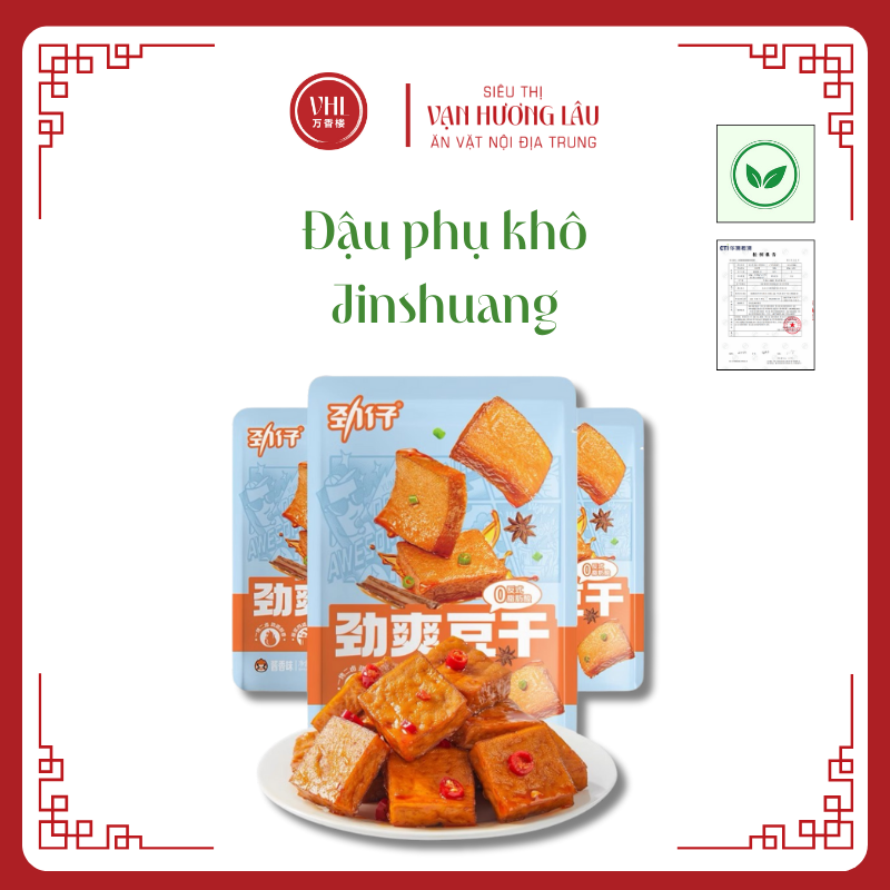 (1 gói lẻ) Đậu Phụ Khô Jinshuang - Món ăn vặt siêu ngon