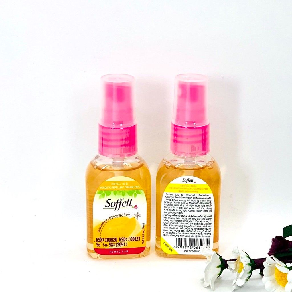 Chai Xịt Chống Muỗi Soffell Hương Cam 30ml