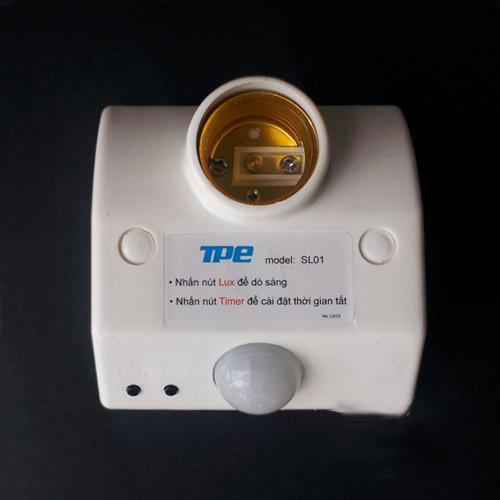 Đui đèn cảm biến chuyển động hồng ngoại SL01 - Đui đèn thông minh - Đui đèn tự động