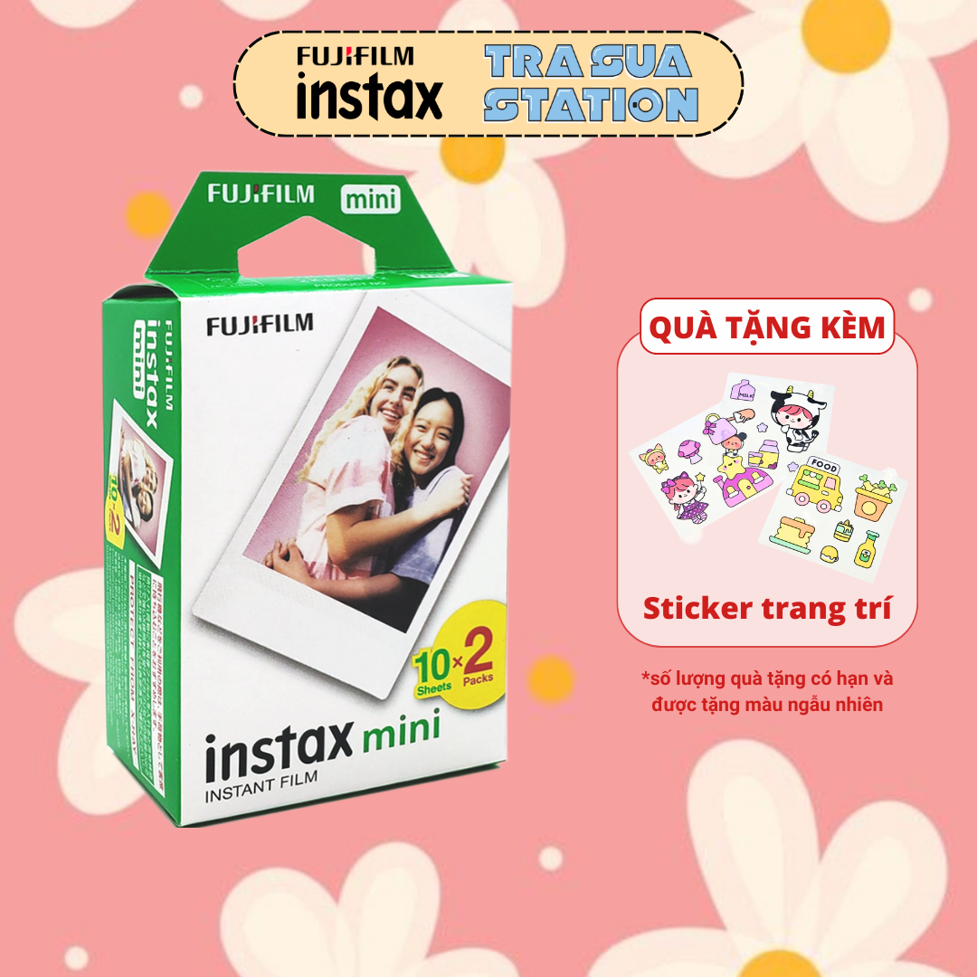 [HN] FILM INSTAX MINI - Viền Trắng - Giấy in cho máy ảnh lấy liền Fujifilm Instax Mini - Chính hãng Nhật DATE CAO - Instax Trà Sữa