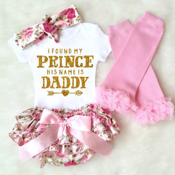 Sét Body cộc tay 04 chi tiết body chip+quần váy+bao bảo vệ gối+turban hoa hồng BD004 cho bé 3m-24m hàng TQ xuất Âu