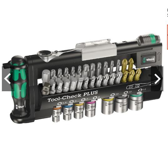 Bộ dụng cụ wera bit-sortiment, tool-check plus, 39-teilig, 05056490001