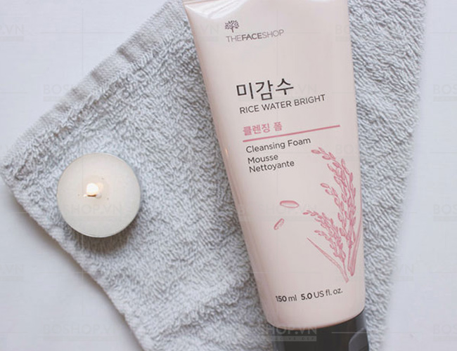 Sữa Rửa Mặt Gạo Vàng Rice Bran The Face Shop