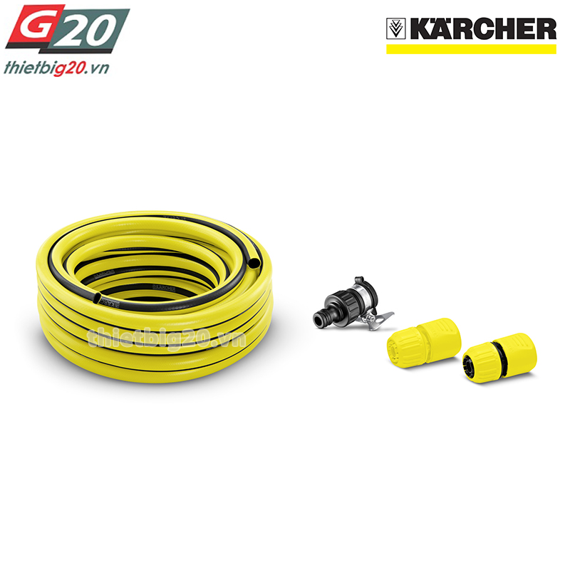 Ống dây cấp nước 10 mét Karcher, kèm bộ khớp nối nhanh ONG10M