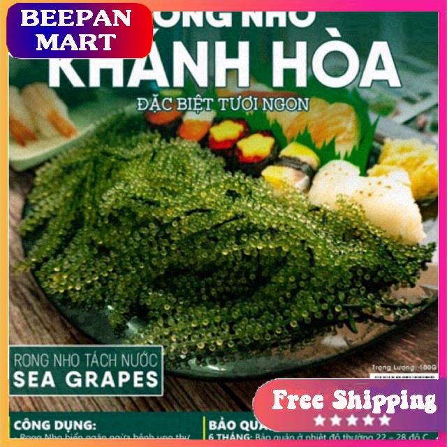 1463820959❄❈ Combo 10 Gói Rong Nho Tách Nước Khánh Hoà 25Gr - Giàu Dinh Dưỡng - Công Nghệ Tách Nước Tiêu Chuẩn Nhật Bản