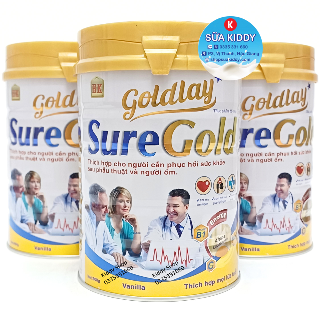 Sữa phục hồi sức khỏe Goldlay SureGold 900g dành cho mọi lứa tuổi (date luôn mới)