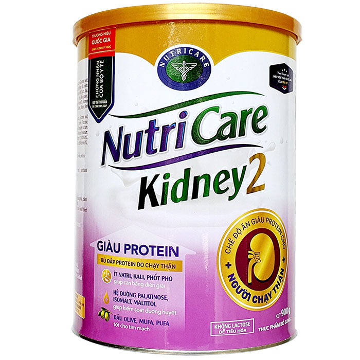 [CHÍNH HÃNG] Sữa Bột Nutricare Kidney 2 cho người chạy thận 900gr