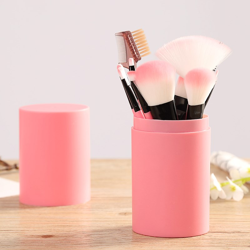 Set 12 cọ trang điểm tán nền phủ phấn đánh mắt khói vẽ mắt và cọ môi cọ trang điểm bộ cọ trang điểm 2187