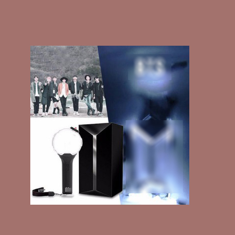 Lightstick Bangtan Boys bomb Ver 3 Unoff gậy cổ vũ ánh sáng hòa nhạc phát sáng nhóm nhạc idol Hàn quốc tặng ảnh army