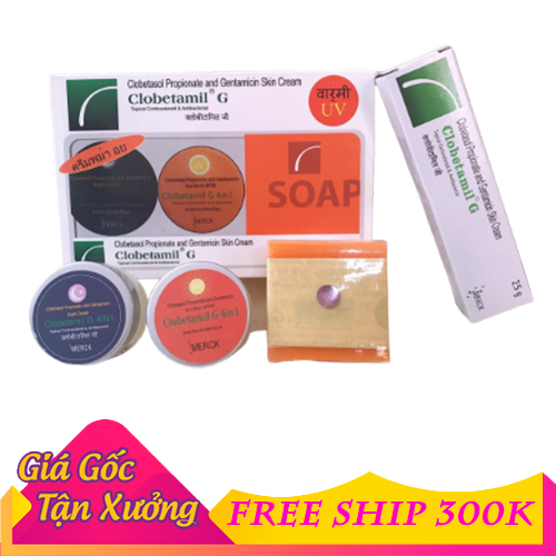 Combo Trị Nám  Tàn Nhang CLOBETAMIL G 4 In 1
