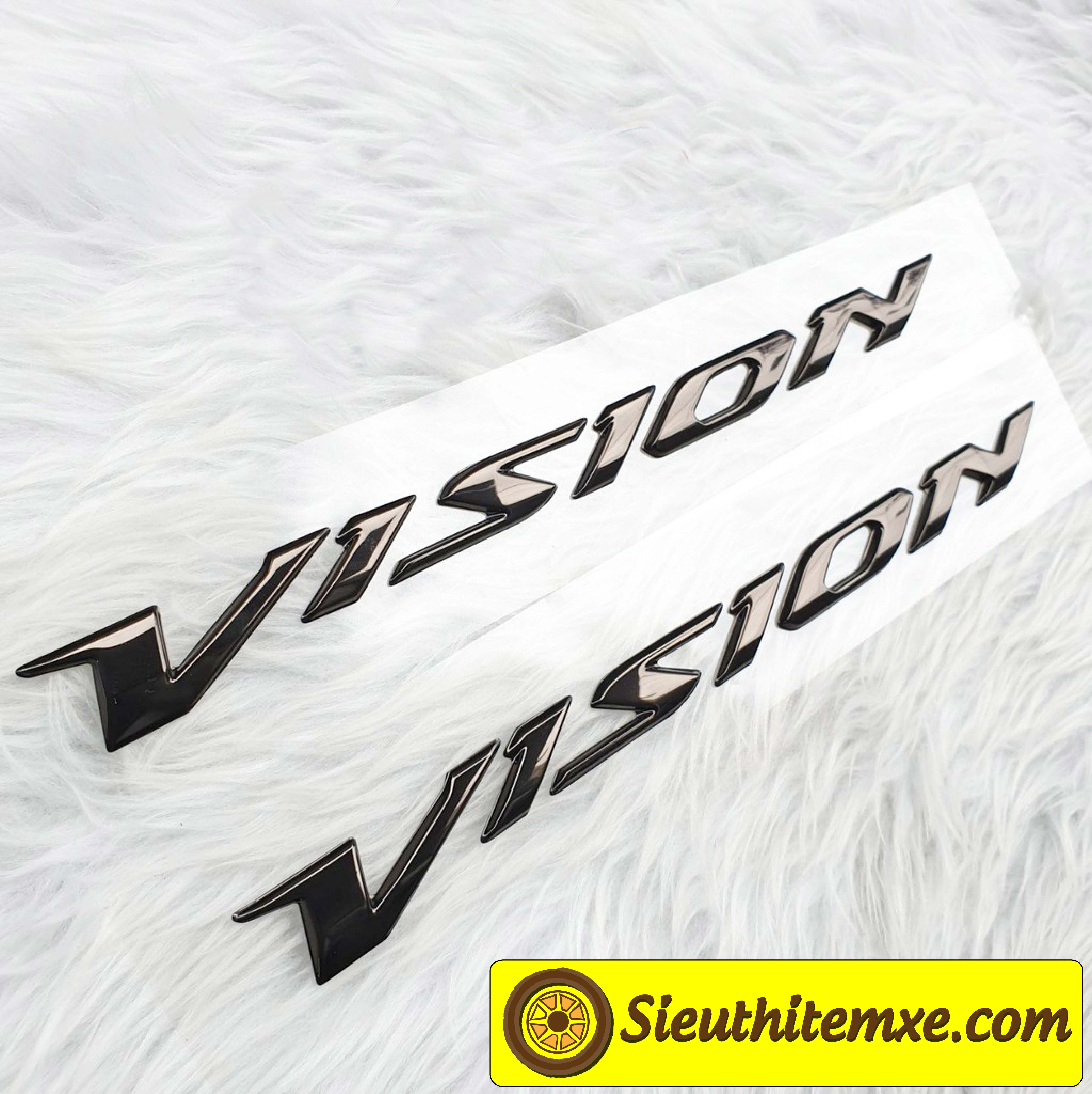TEM CHỮ NỔI VISION HÀNG ZIN CHÍNH HÃNG SẮC NÉT - NHIỀU MÀU