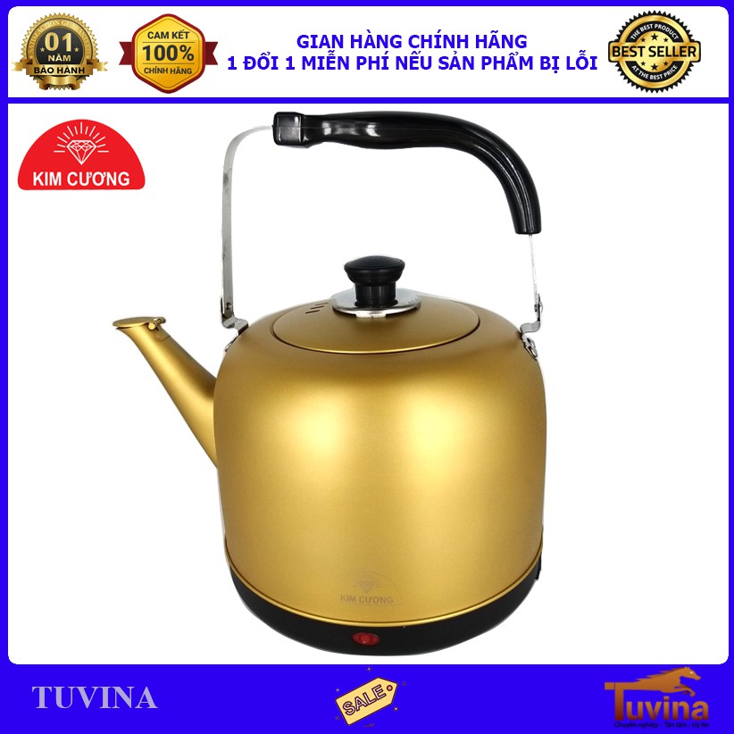 Ấm đun nước siêu tốc kim cương 5 lít kcst50 hàng chính hãng