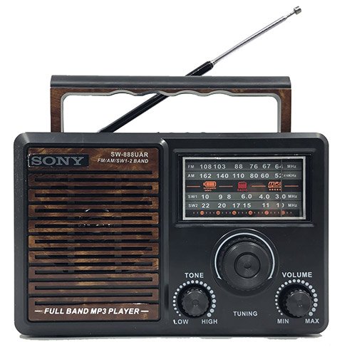  HCM    TẾT SALE 50%   Quà Tặng Ông Bà Bố Mẹ Ý Nghĩa - Đài Radio Sony Sw 888 Đài Radio Chuyên Dụng Đọc Thẻ Nhớ Usb Sony Sw-888uar 4 Bằng Tần Dò Sóng Cực Nhạy Tiếng To Và Rõ Thiết Bị Có Hỗ Trợ Chức Năng Nghe Nhạc Mp3 Từ USB SD. 