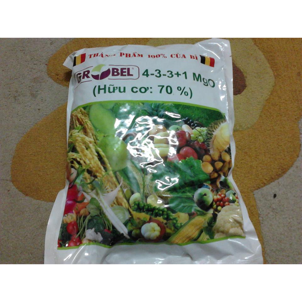Phân hữu cơ viên nở grobel gói 2kg nhập khẩu từ bỉ
