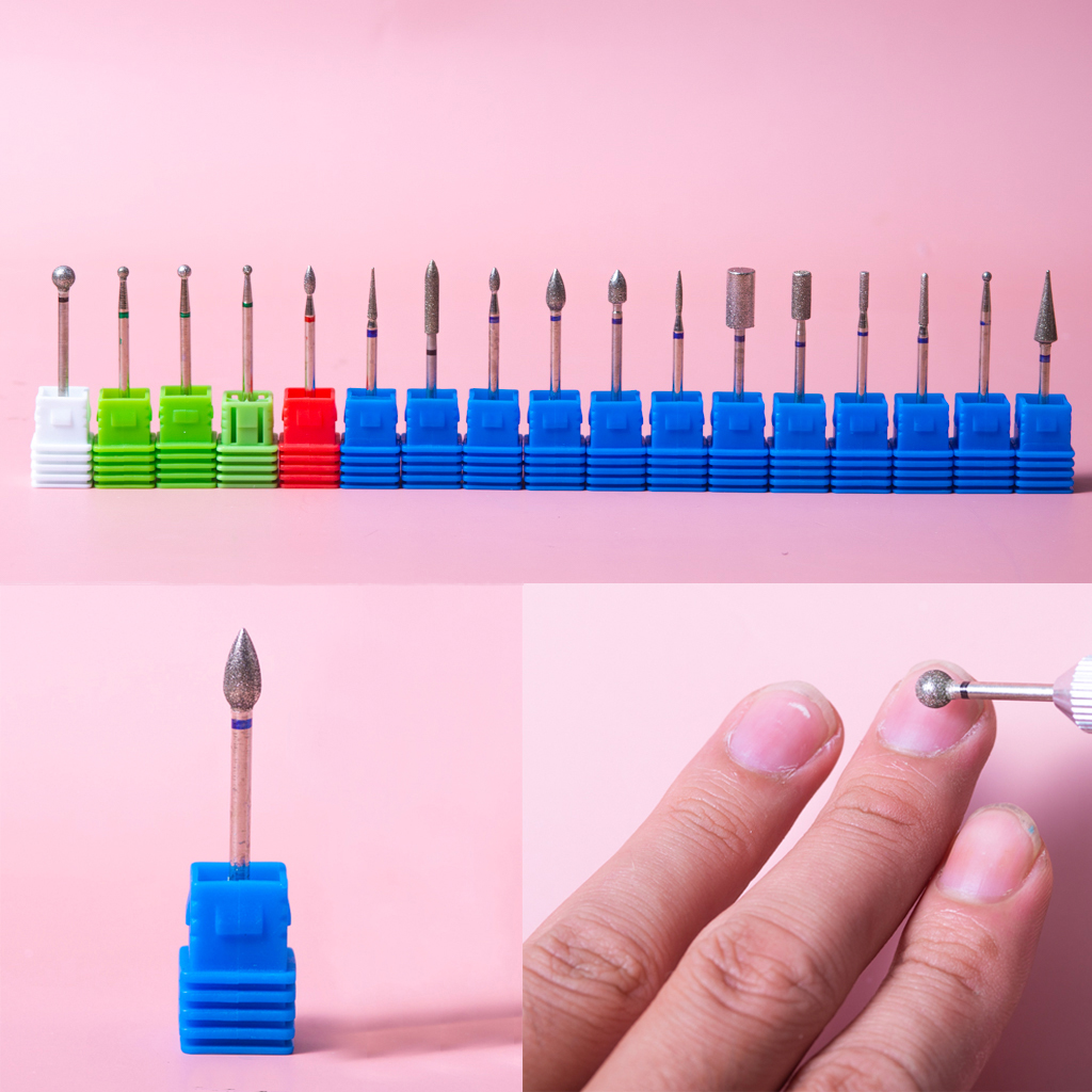 [HCM]Đầu mài nhặt da nail - đầu mài da mài khoé chất liệu kim loại an toàn chuyên dụng cho dân làm móng