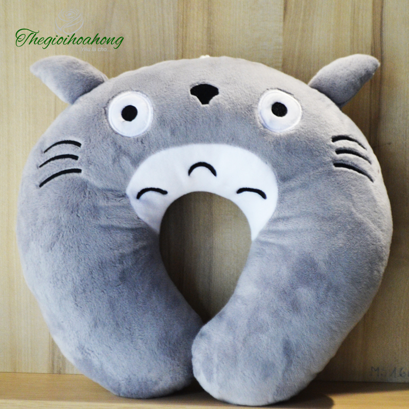 Gối kê cổ bông gòn totoro - Gối chữ U totoro