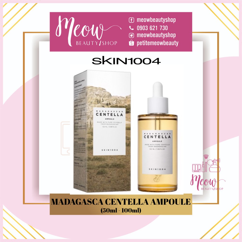 SKIN1004 // Tinh Chất Rau Má Skin1004 Madagascar Centella Asiatica 100 Ampoule