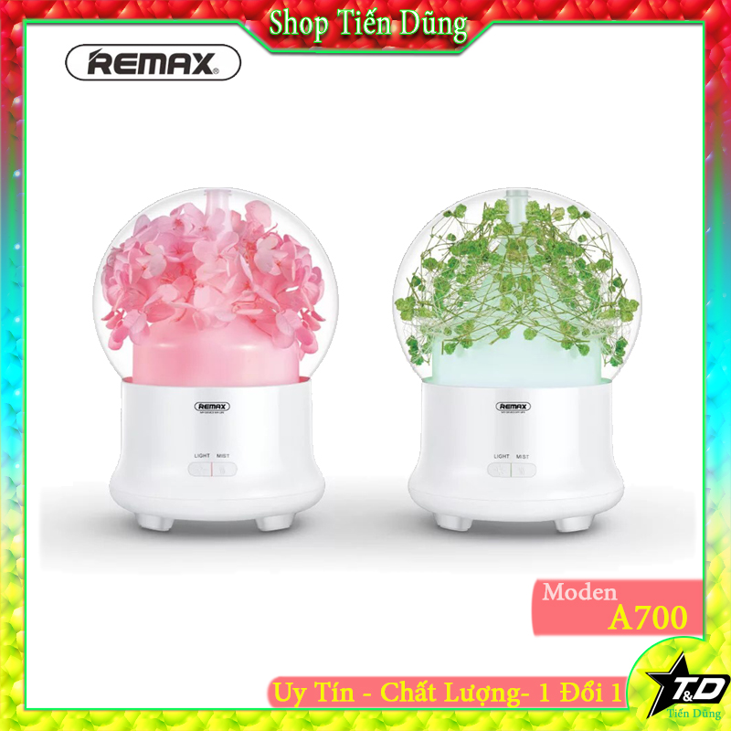 Máy khuếch tán tinh dâu Remax RT A700 có đèn led chạy điện nguồn 5v giúp phòng bạn lúc nào cũng thơm