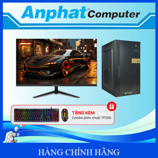 Máy Bộ T-Wolf H61R8S256L22i3-3240 (Case VP/Main H61/CPU i3-3240/Ram DDR3 8GB/SSD 256GB/Nguồn TW-E700W/LCD 22inch/Phím+Chuột) – Hàng Chính Hãng– Hàng Chính Hãng