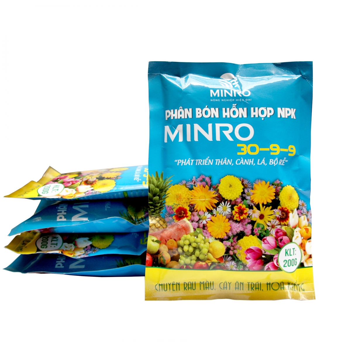 Phân bón npk minro 30-9-9 phát triển thân lá cành