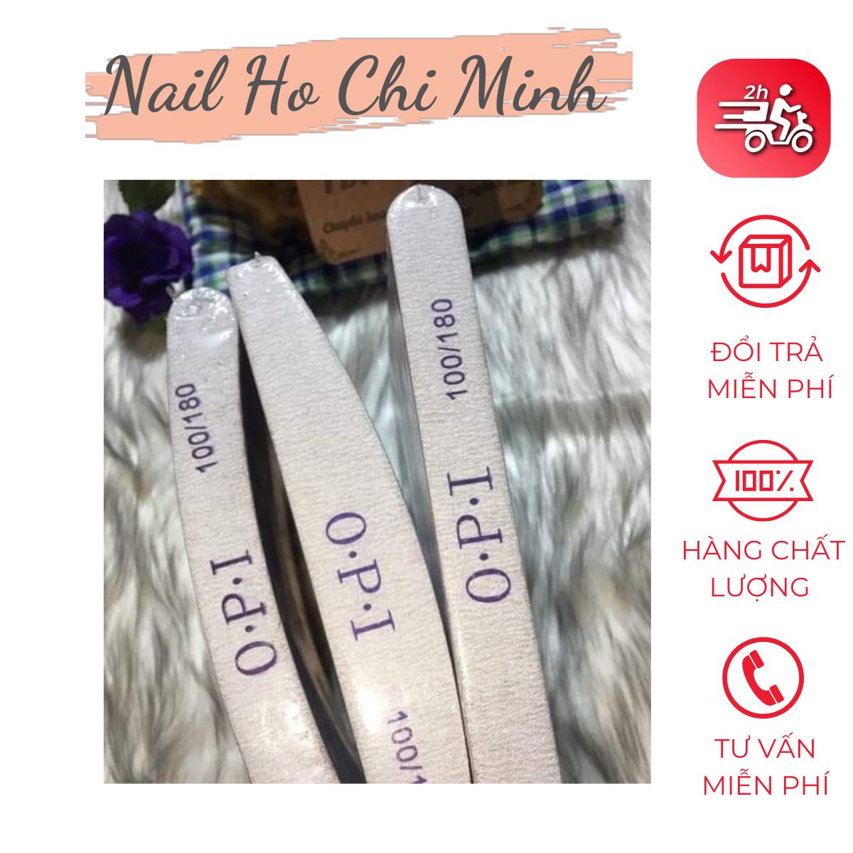 [HCM]Set 2 cây dũa dày và dũa mỏng O.P.I chính hãng