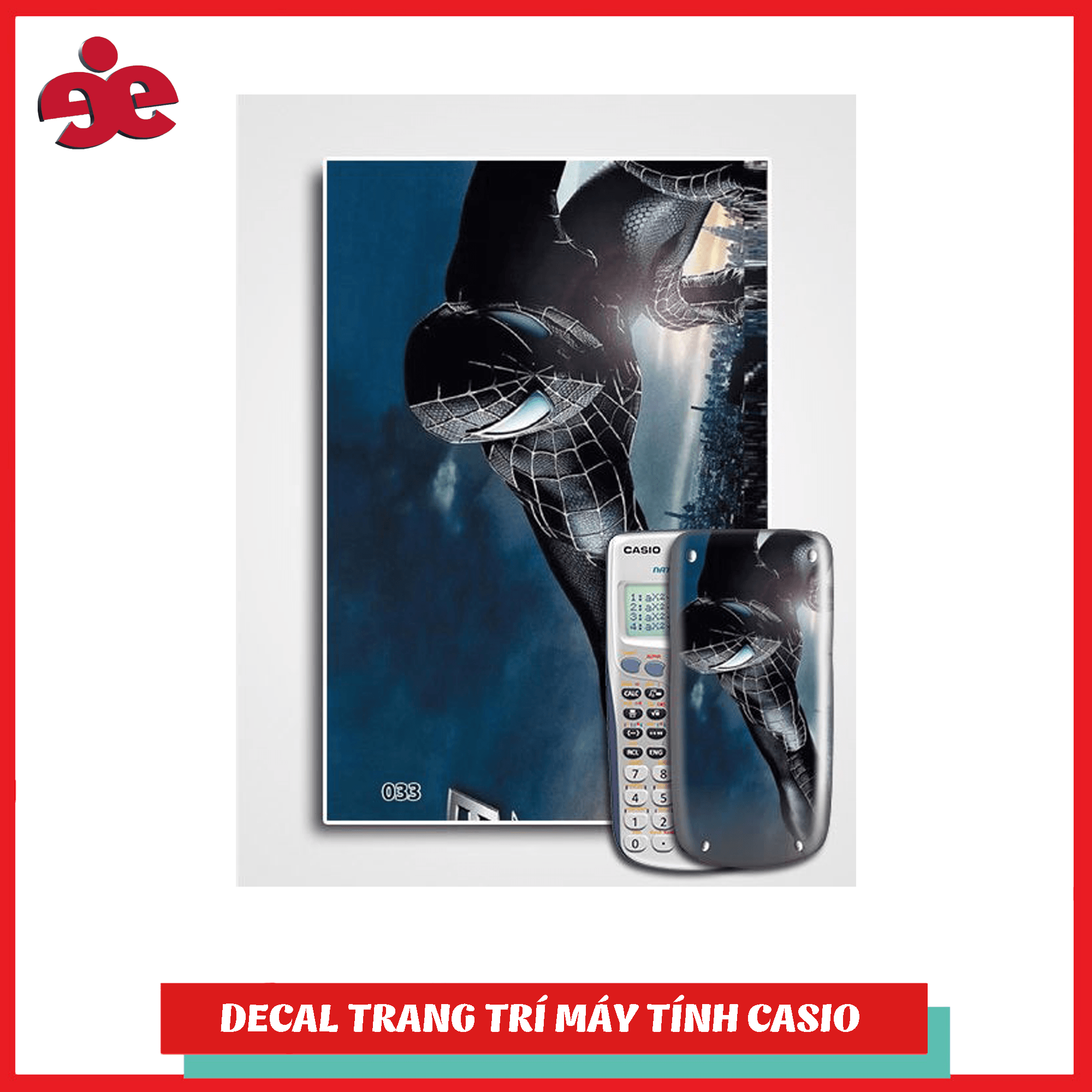 Decal trang trí máy tính casio/vinacal - 032