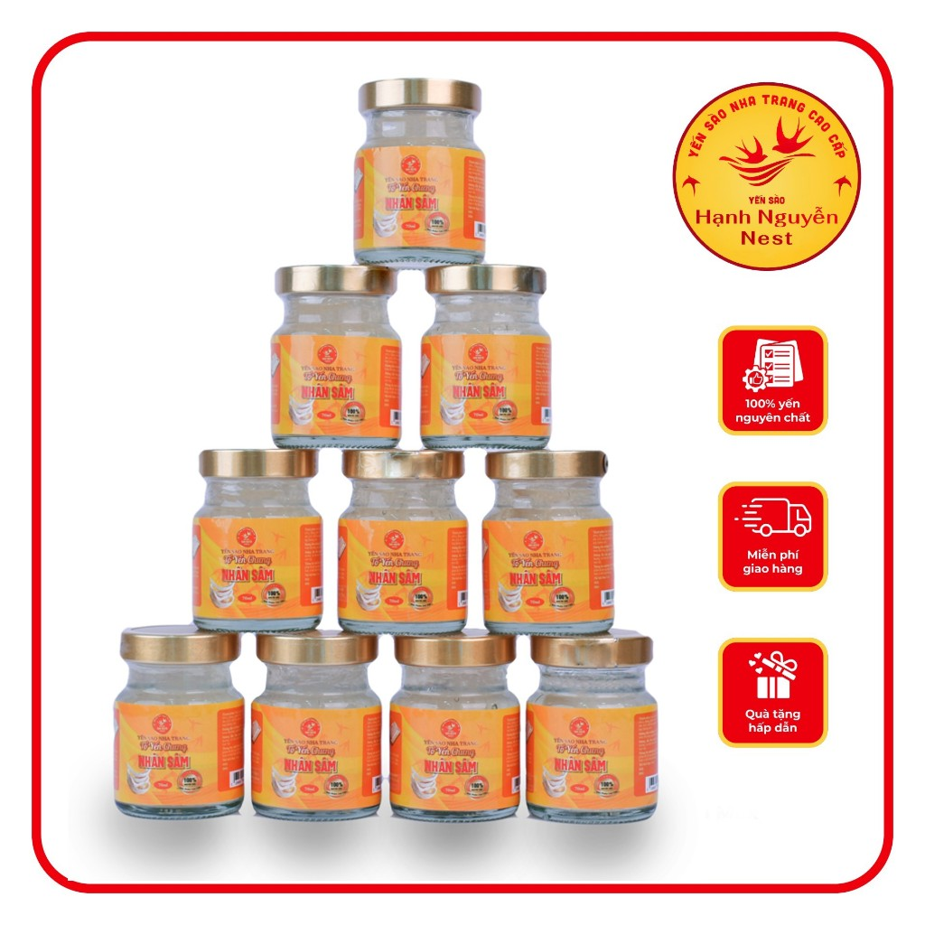 Combo 10 hủ yến nhân sâm 30% hàm lượng (VITAL PROTEINS) - Yến Sào Hạnh Nguyễn
