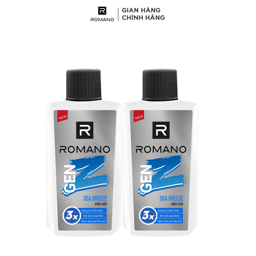 Combo 2 dầu gội romano 60g