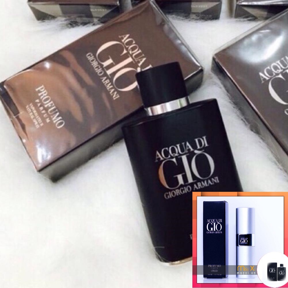 Nước hoa nam aqa di gior - nước hoa nam acquadi giò đen 20ml