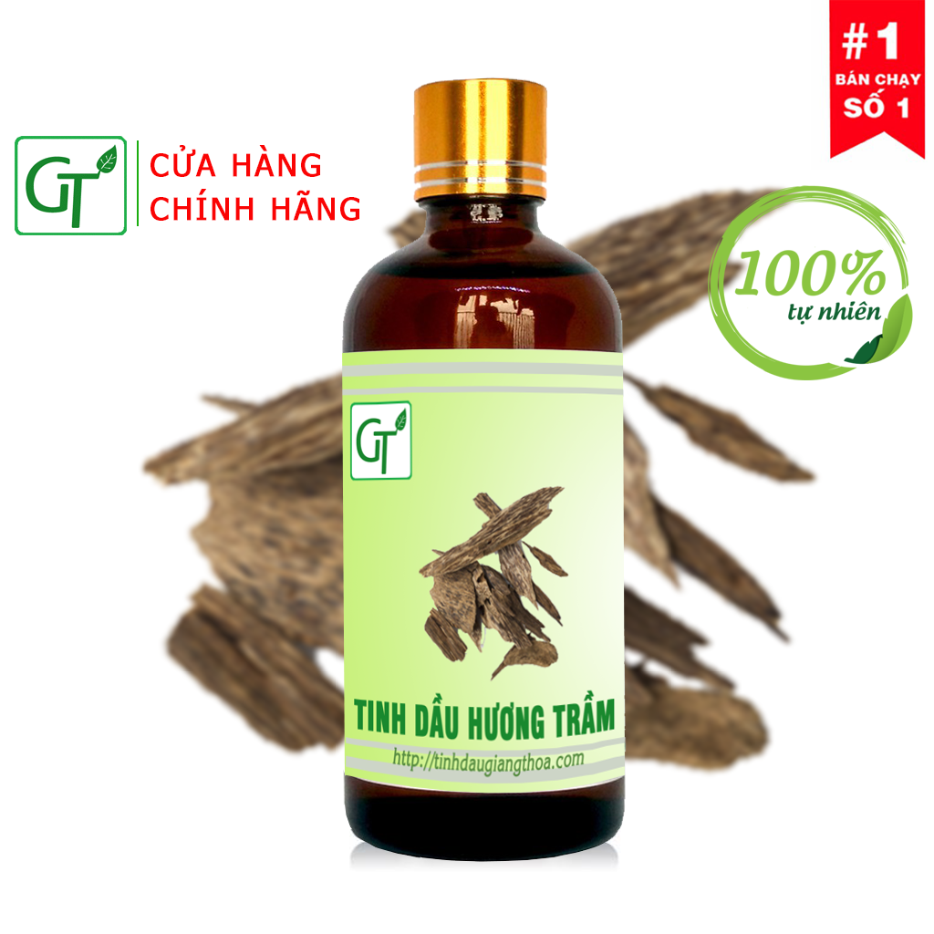 Tinh dầu Trầm Hương - Tinh Dầu Hương Trầm Ấn Độ Nguyên Chất Khử mùi, Hương thơm sang trọng, Thơm lâu