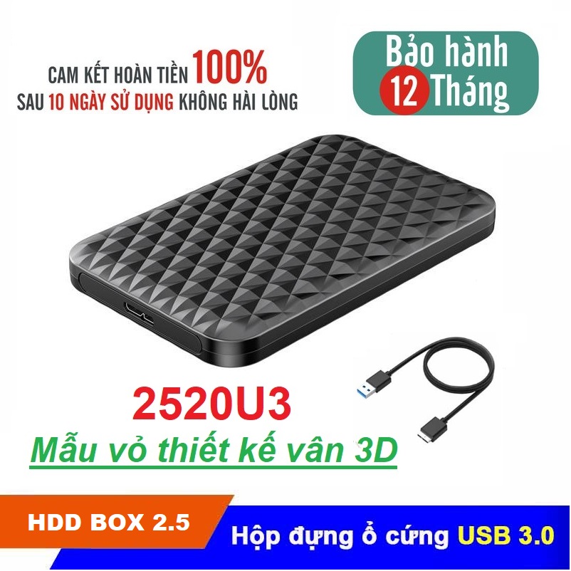 Box ổ cứng sata 2.5 inch usb 3.0 orico 2520u3