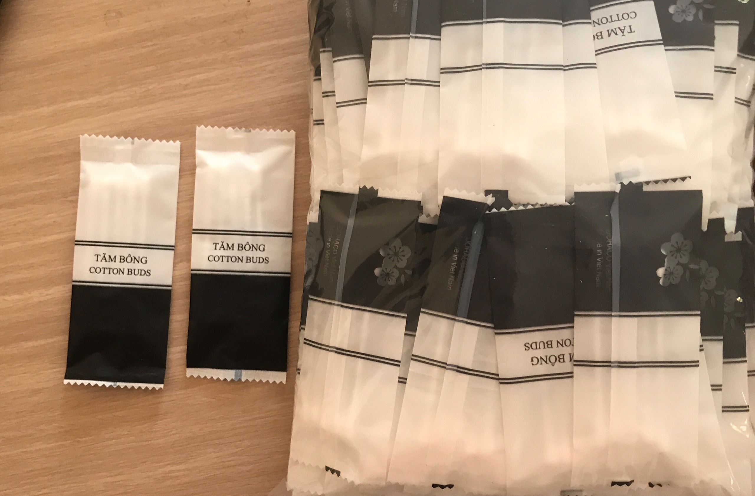 [HCM]100 BỘ TĂM BÔNG KHÁCH SẠN BAO BÌ LUXURY ( BỘ 5 CÁI )