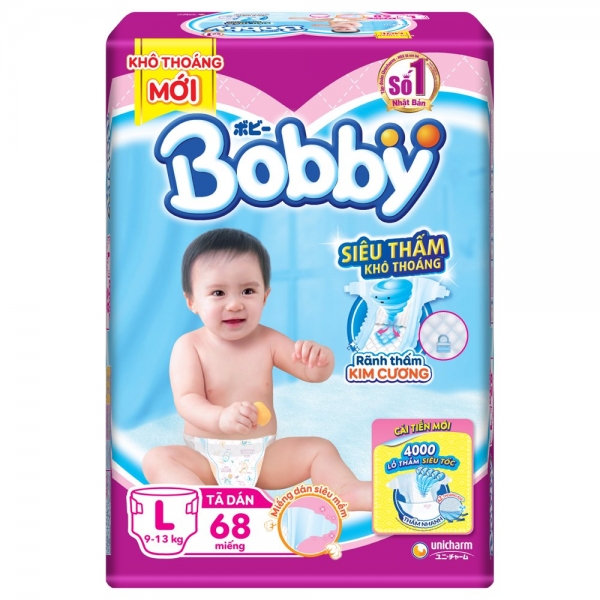 Tã bobby dán l68