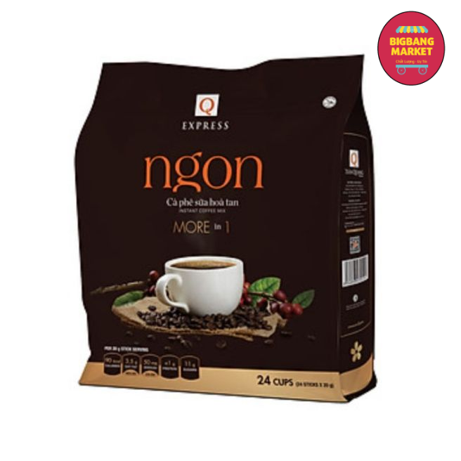 Cà phê ngon trần quang , gói 24 tip