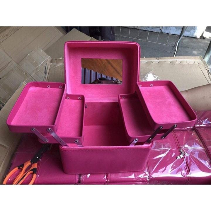 Cốp Đựng Mỹ Phẩm Thùng Đựng Đồ Trang Điểm 3 Tầng-SIÊU THỊ AMINA