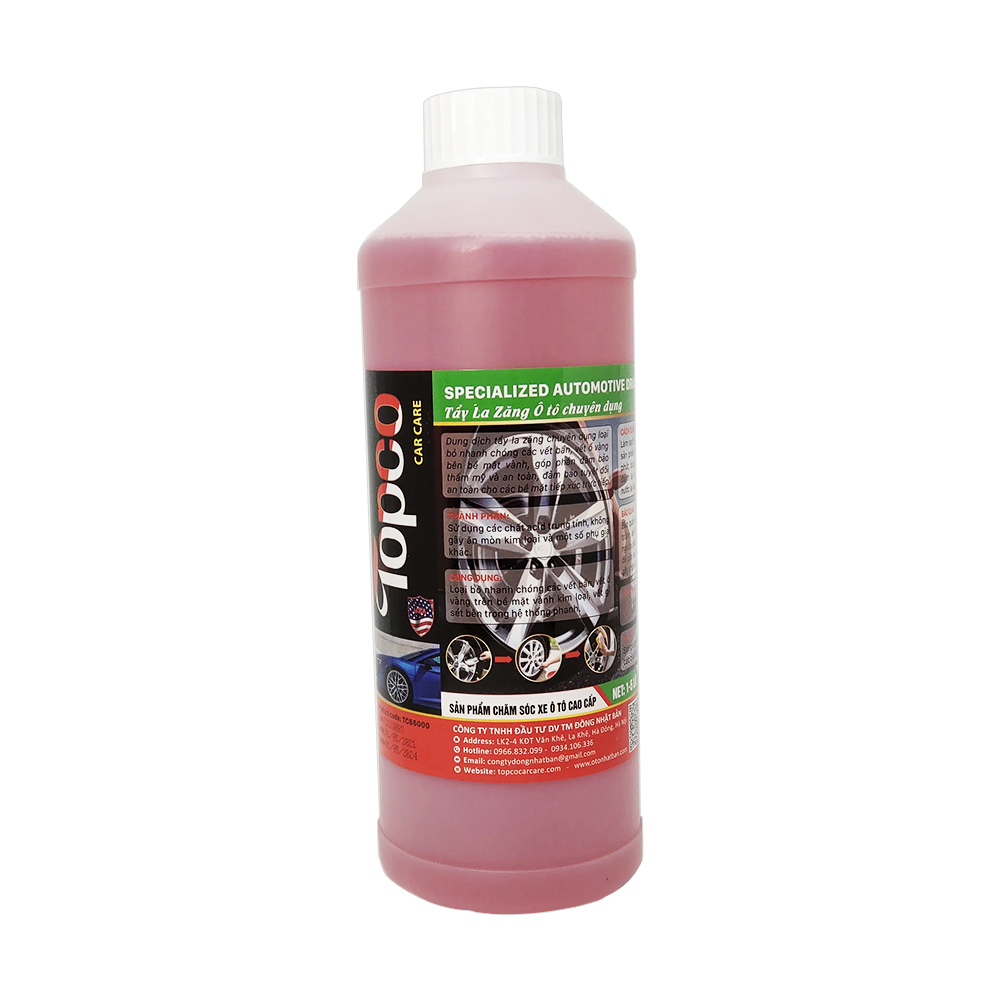 Dung dịch tẩy lazang topco 1 lít, 5 lít
