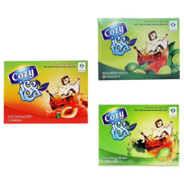 Trà hoà tan cozy đào chanhcozy đào
