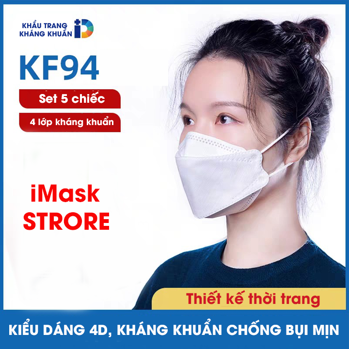 [Hộp 50 cái] Khẩu trang 3D mask - Hàng kháng khuẩn loại 1