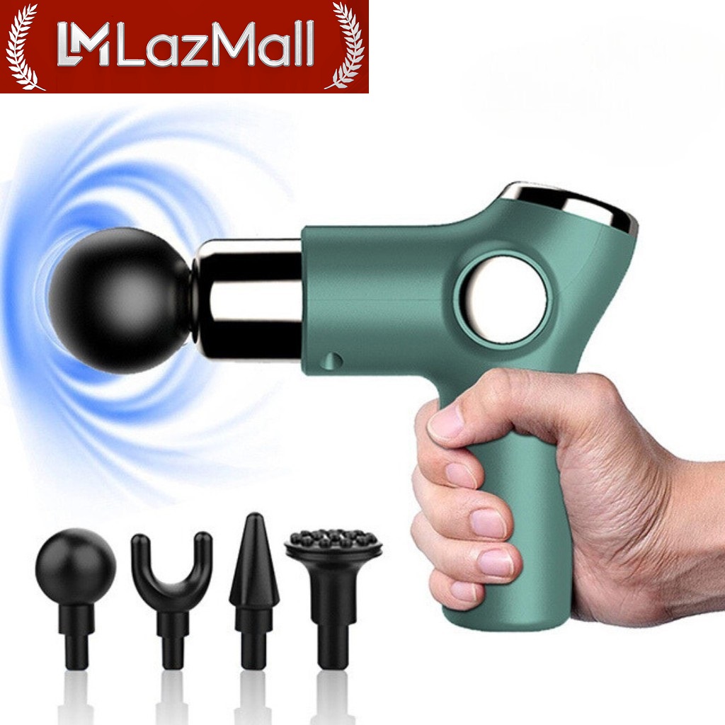 (LazMaII Flash Sale Sức Khỏe) Chính Hãng Xiaomi Massage Thư Giãn Sức Khoẻ LazMaII Sale Chính Hãng Máy Massage Cầm Tay 4 Đầu KH-515, Súng Mát Xa Toàn Thân Giảm Đau Nhức Hiệu Quả Tăng Cường Lưu Thông Máu