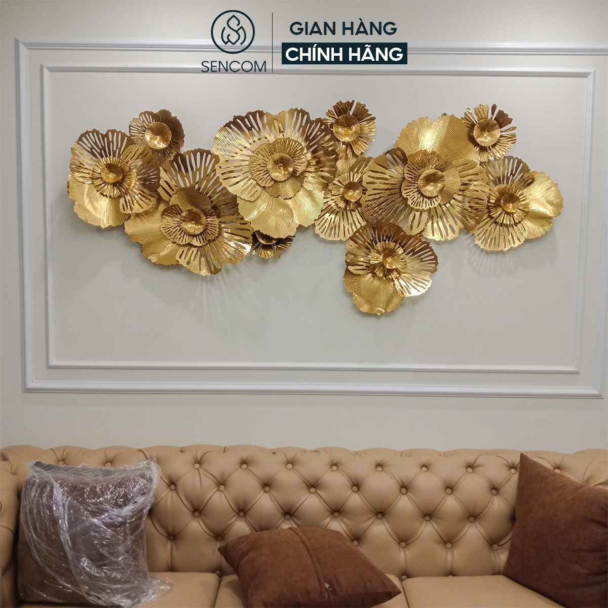 Tranh sắt treo tường nghệ thuật SENCOM đồ vật decor trang trí nhà cửa mã 950