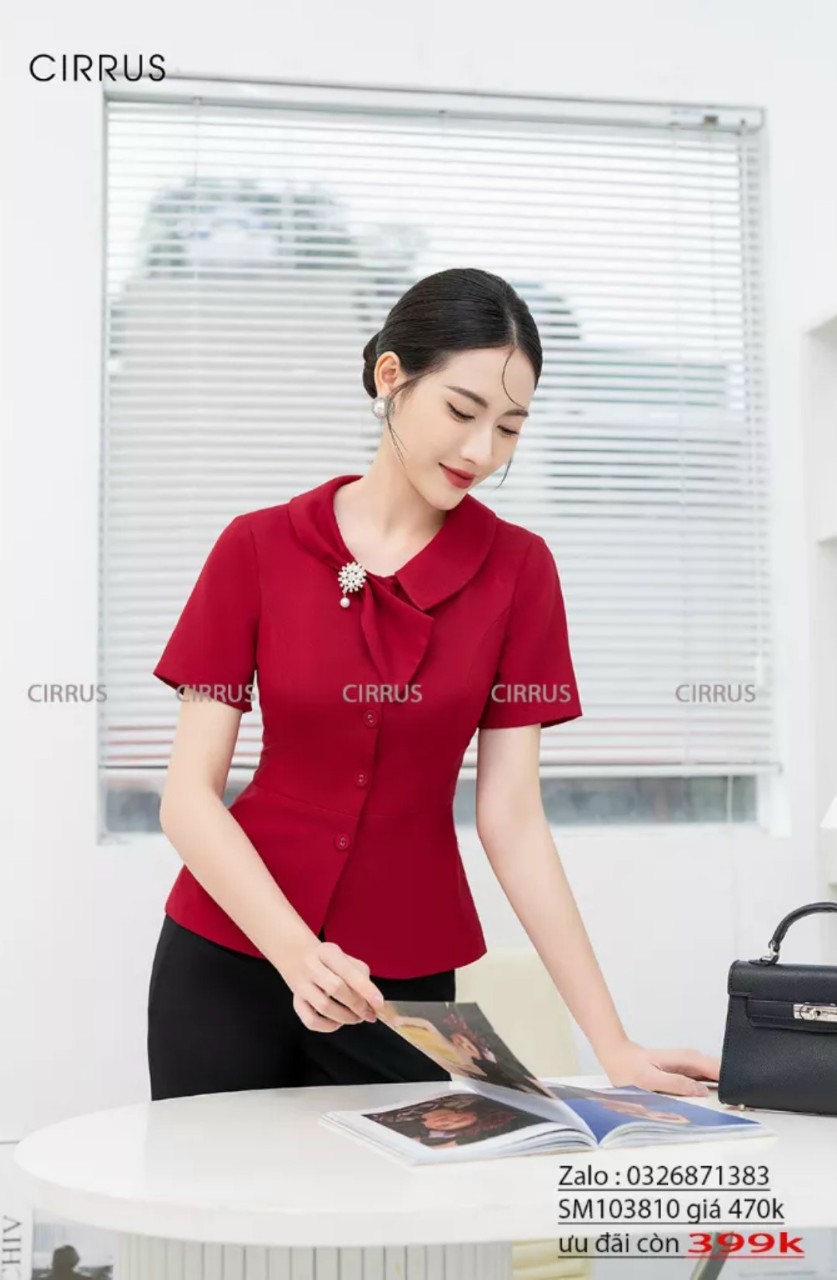 Áo công sở thanh lịch t0066